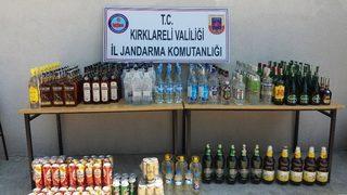 Kırklareli’de 289 Şişe Kaçak İçki Ele Geçirildi