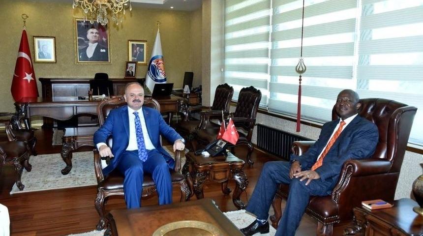 G&uuml;ney Afrika Cumhuriyeti Ankara B&uuml;y&uuml;kel&ccedil;isi Malefane Mersin&rsquo;de