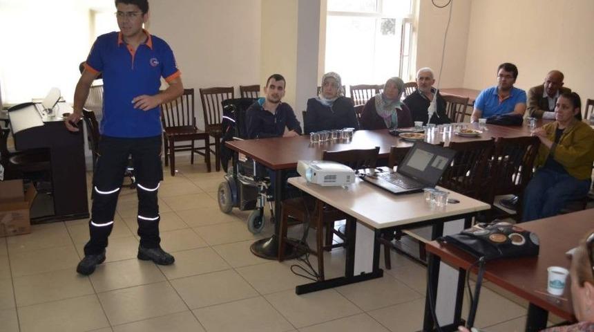 Engellilere Doğal Afet Eğitimi