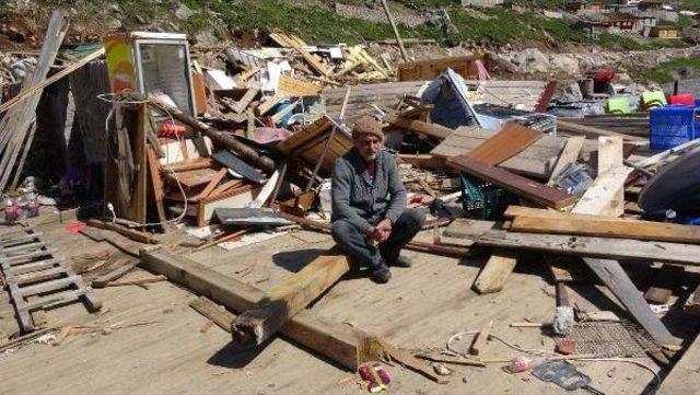 Rize de Yaylacılara Şok: Hortumda Yıkılan Evlerin Yeniden Yapılması Yasak 2