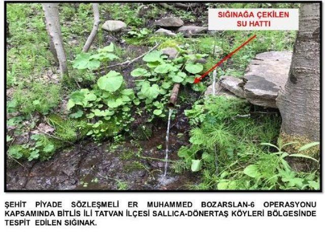 Bitlis’Te Pkk’Ya Ait 8 Odalı Sığınak Bulundu