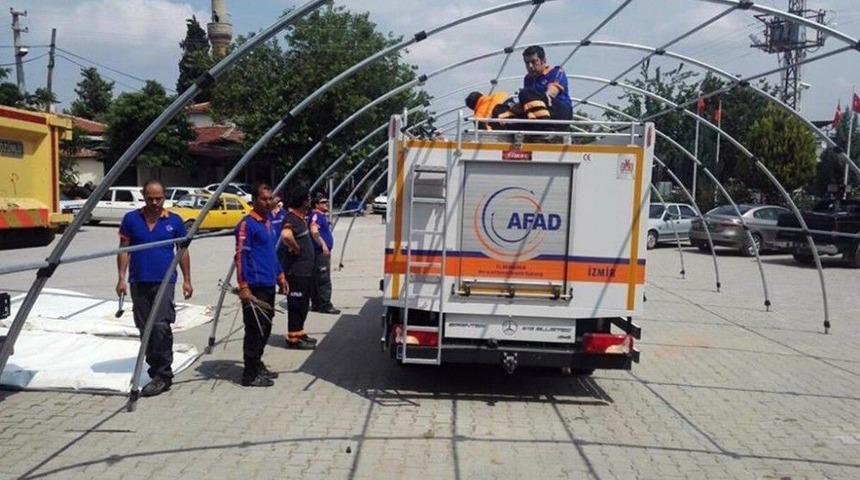 &Ccedil;anakkale Afad Manisa&rsquo;daki Deprem B&ouml;lgesinde
