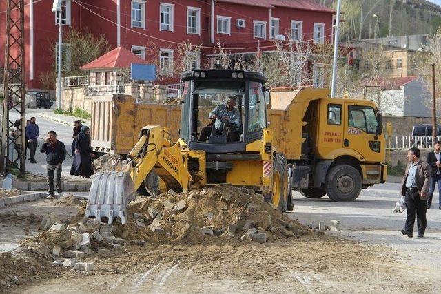 Başkale’de Yol Bakım Ve Onarım Çalışması