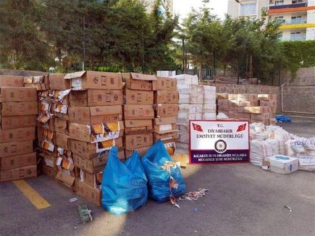 Diyarbakır'da Tır'da 236 Bin Paket Kaçak Sigara