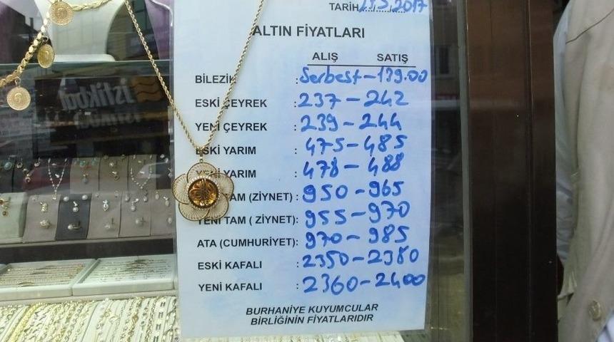 Burhaniye&rsquo;de Kuyumcular Birlik Kurdu