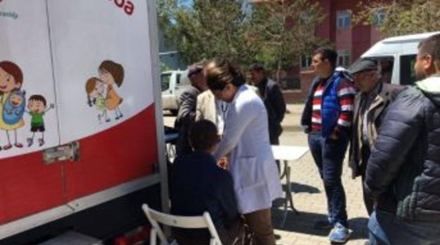 &Ccedil;ıldır&rsquo;da Mobil Ara&ccedil; İle Sağlık Taraması Yapıldı