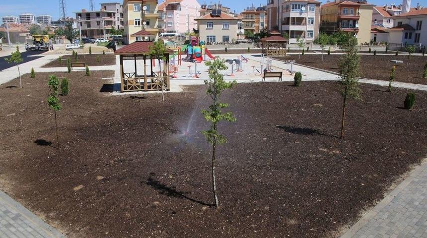 Karaman&rsquo;da Belediyenin Yaptığı Yeni Park Alanları Hizmete Girdi