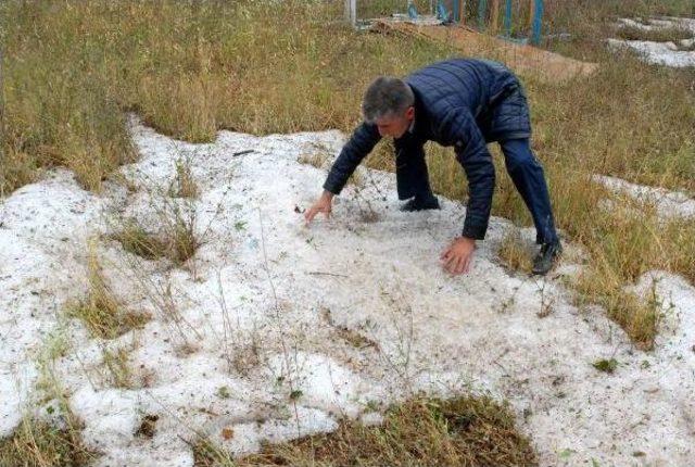 Serik'i Sağanak Ve Dolu Vurdu (2)