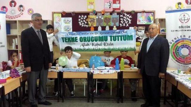 Milli Eğitim'in Değerler Eğitiminde Çocuklar 'tekne Orucu' Tuttu