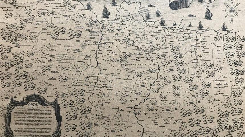 İşte Ordu&rsquo;nun 1462 Tarihli Haritası