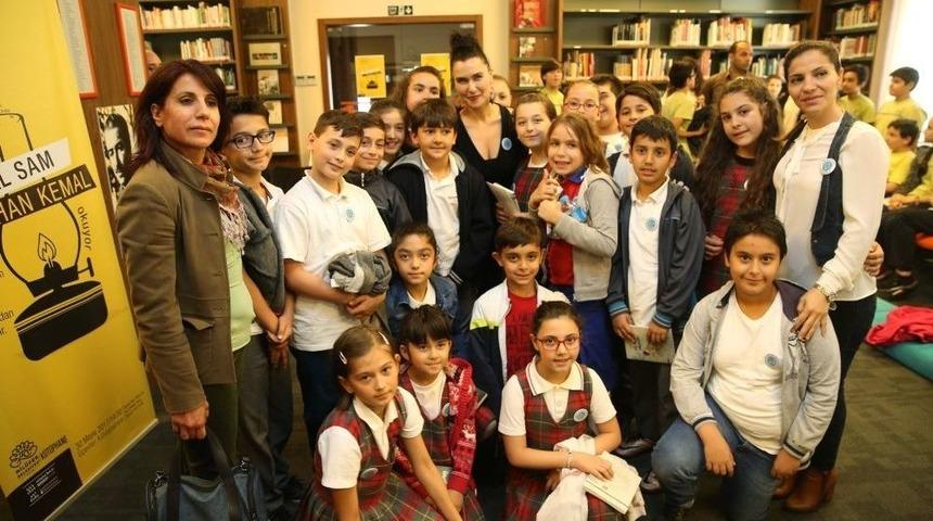 Şevval Sam &Ccedil;ocuklara Orhan Kemal &Ouml;yk&uuml;leri Okudu