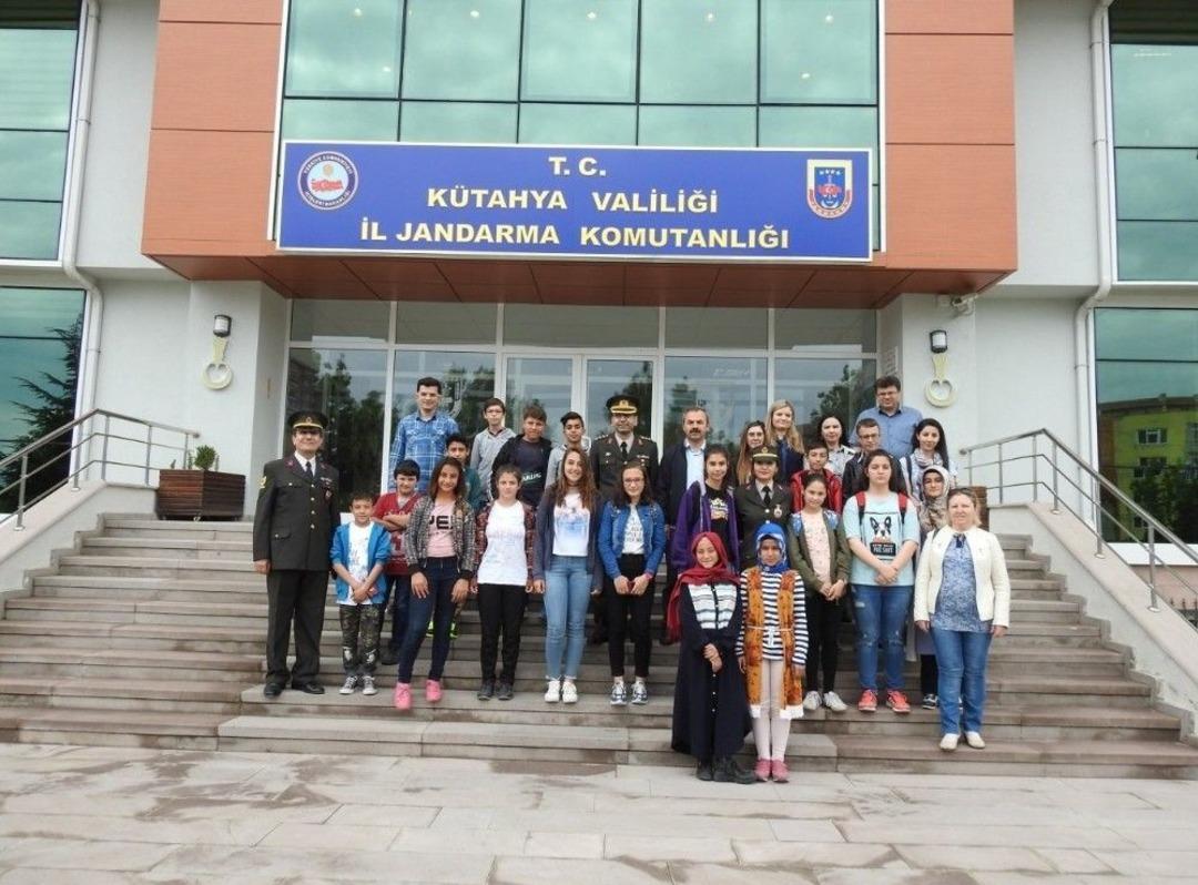 K&uuml;tahya İl Jandarma Komutanlığını Ziyaret Ettiler