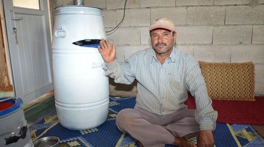 (&ouml;zel Haber) Tarım İş&ccedil;ileri Elektrikli S&uuml;p&uuml;rge Ve Fı&ccedil;ıdan Klima Yaptı