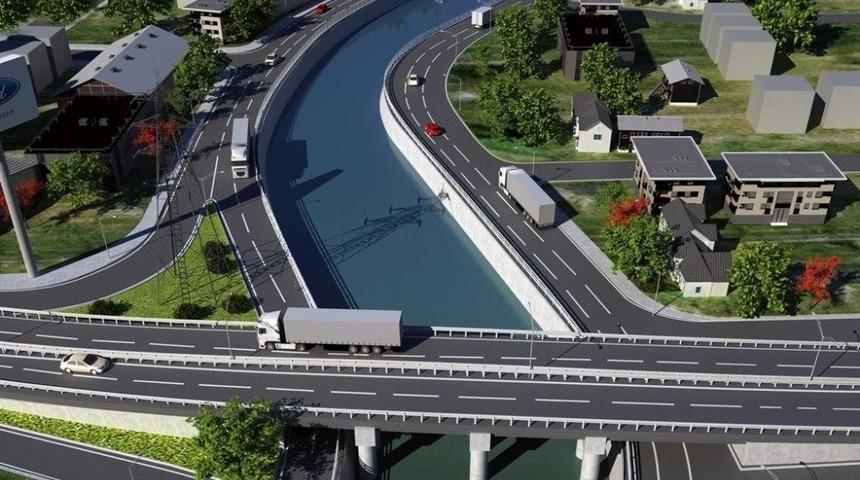 Hisar Deresi Kavşağı G&ouml;lc&uuml;k Trafiğini Rahatlatacak