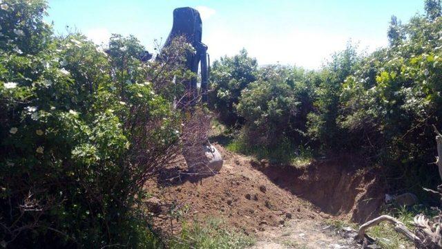 ’birini Öldürüp Gömdük’ Diyen Mahkumların Tarif Ettiği Yerde Ceset Arandı