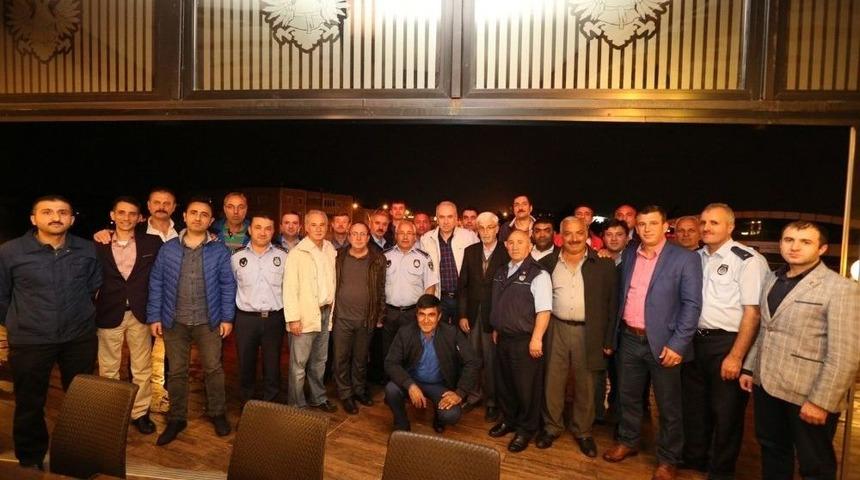 Meslektaşlarından Zabıta Emeklisi Fedai &Ouml;zdemir Adına İftar