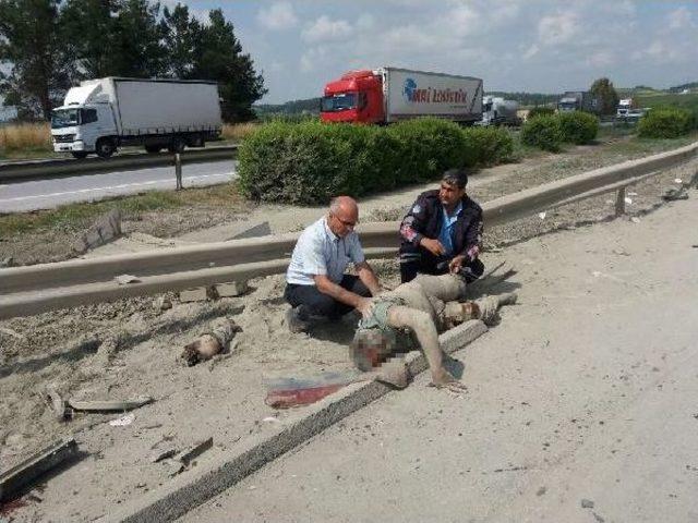 Kopan Bacağının Yanında Yardım Bekledi