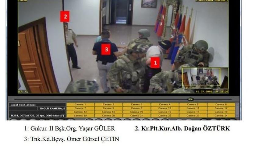 Darbe Sanığı &Ouml;zt&uuml;rk&rsquo;ten Yaşar G&uuml;ler&rsquo;in Derdest Edilme Anına Ait Fotoğraflara Ka&ccedil;amak Cevap