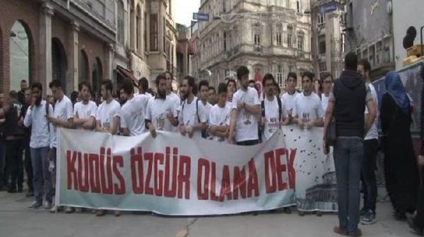 Beyoğlu'nda Mavi Marmara Eylemi