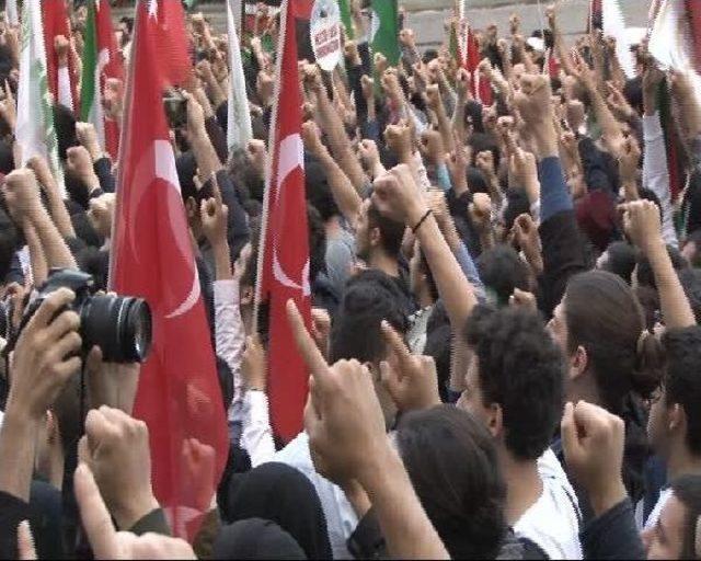 Beyoğlu'nda Mavi Marmara Eylemi