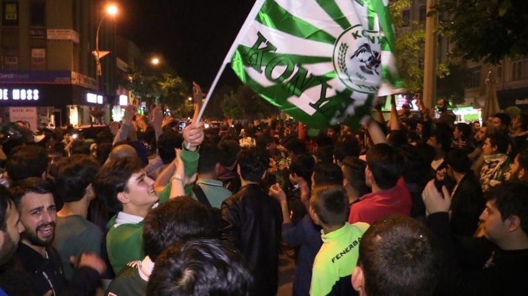 Konya&rsquo;da Ziraat T&uuml;rkiye Kupası Sevinci