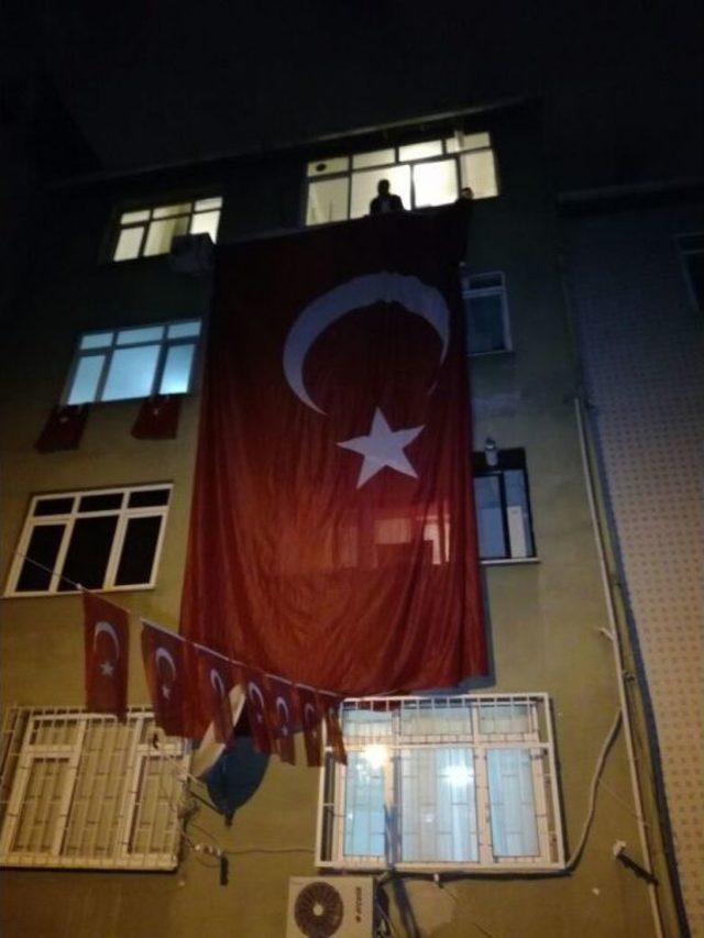 Şehit Ateşi İstanbul’a Düştü