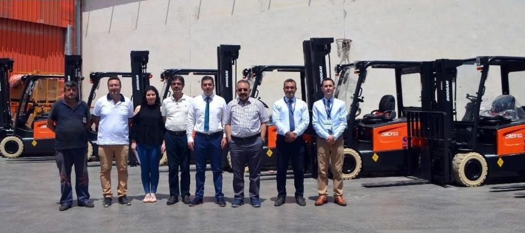 Sanko Makine&rsquo;den Arbel&rsquo;e &Ccedil;evreci Forklift