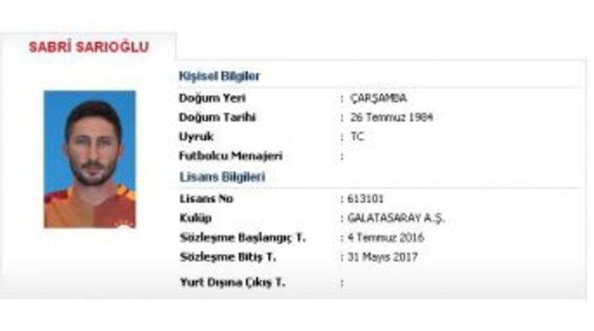 Sabri Sarıoğlu&rsquo;nun S&ouml;zleşmesi Sona Erdi