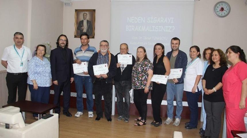 Aydın&rsquo;da Sigarayı Bırakanlar &Ouml;d&uuml;llendirildi