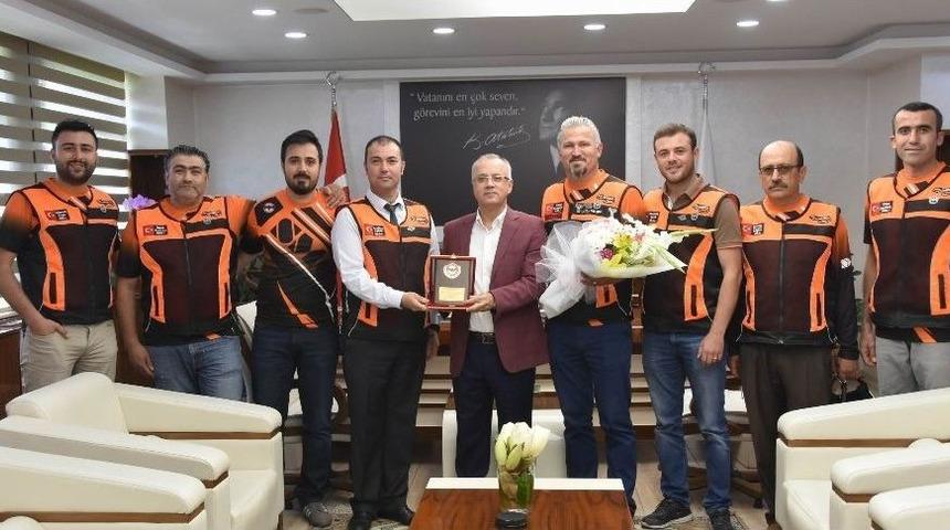 Başkan Kayda, Ziyaret&ccedil;ilerini Ağırladı