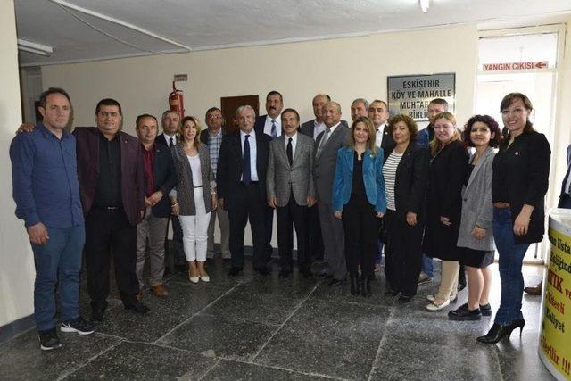 Başkan Ata&ccedil;&rsquo;tan Muhtarlar Birliğine Ziyaret 1