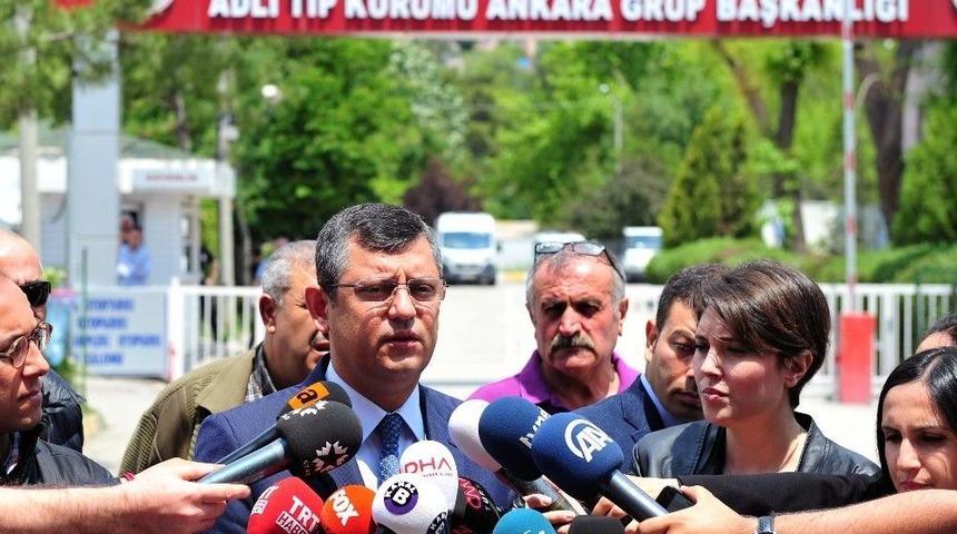 Chp&rsquo;li &Ouml;zel&rsquo;den Adli Tıp Kurumundaki Son Duruma İlişkin A&ccedil;ıklama