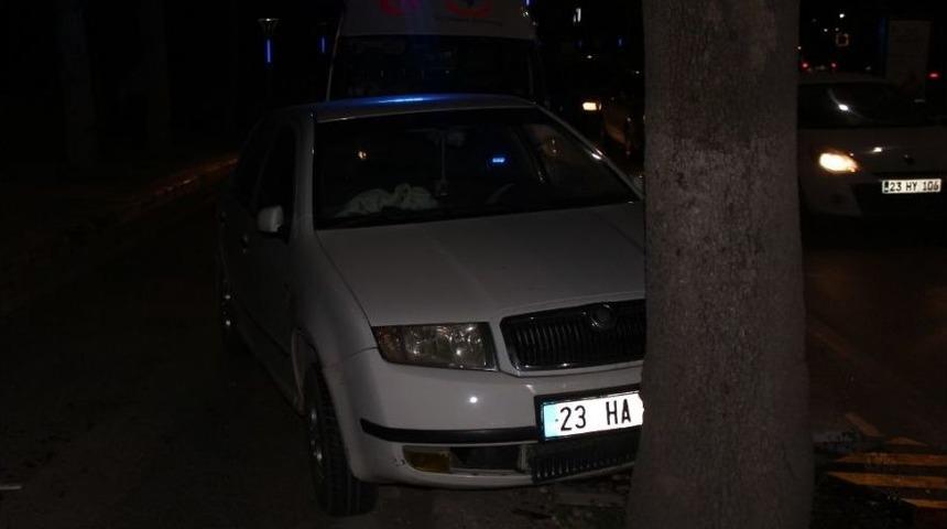 Otomobil Ağaca &Ccedil;arptı:1 Yarala