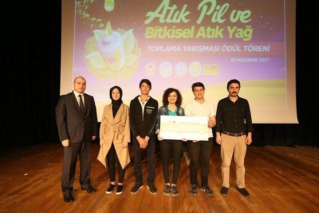 ‘bitkisel Atık Yağ Ve Atık Pil Toplama Yarışması’nda Ödüller Sahiplerini Buldu 1