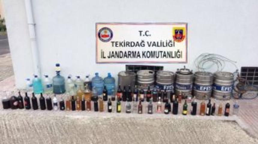 Bin 650 Litre Sahte İ&ccedil;ki Yakalandı