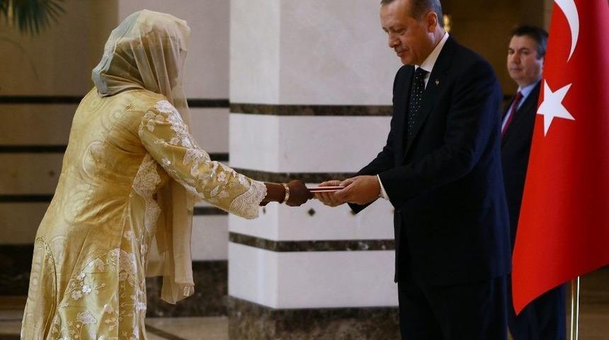 Cumhurbaşkanı Erdoğan, Nijer Büyükelçisi Gazibo’yu Kabul Etti