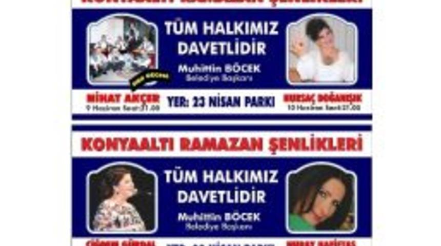 Konyaaltı&rsquo;nda &lsquo;ramazan&rsquo; Etkinlikleri Başlıyor