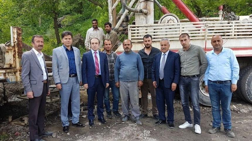 Hakkari Belediyesinden Sondaj &Ccedil;alışması