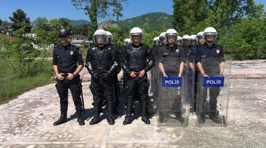 Ordu'da &nbsp;&Ccedil;evik Kuvvet Polislerine Nefes Kesen Eğitim