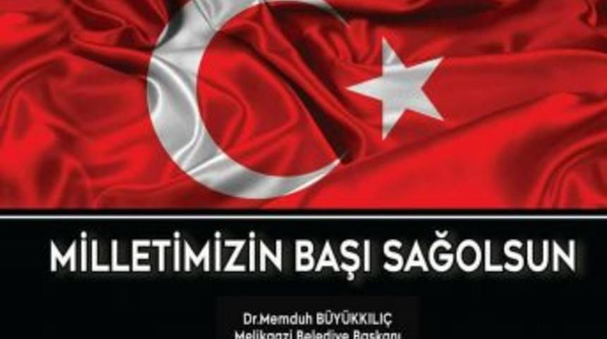 Melikgazi Belediye Başkanı Memduh B&uuml;y&uuml;kkılı&ccedil;: