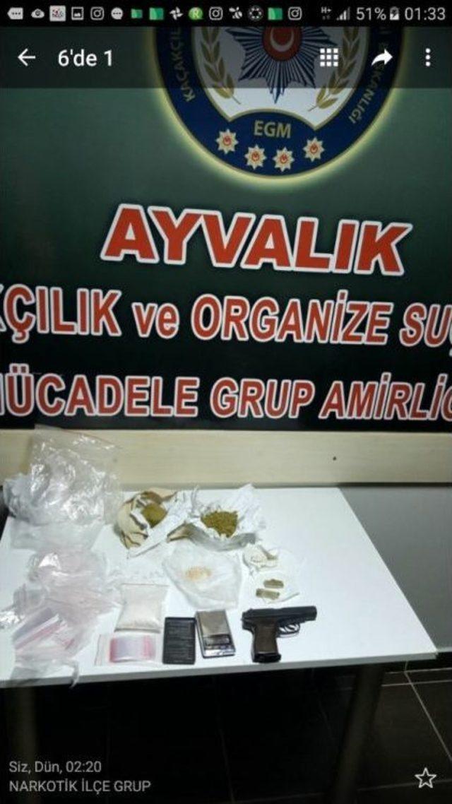 Ayvalık’ta Uyuşturucu Satıcılarına Darbe