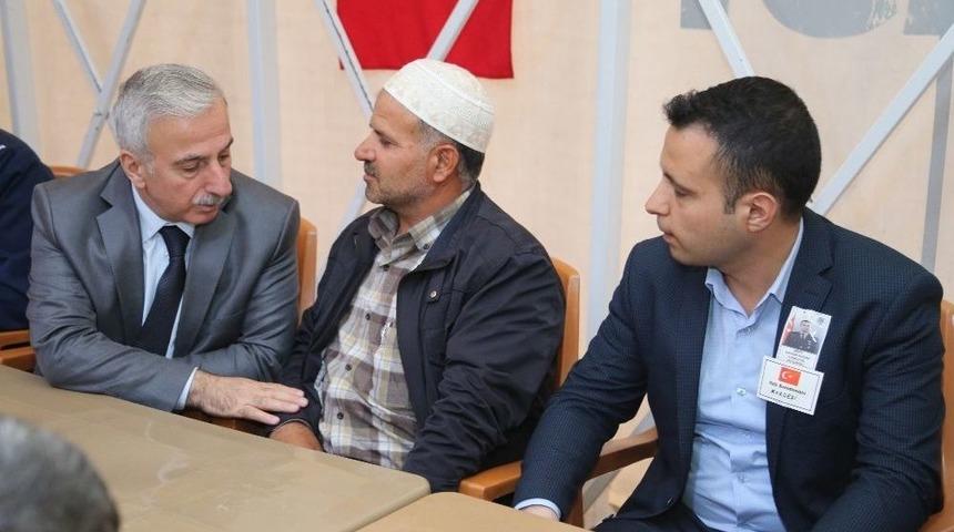 Vali Kam&ccedil;ı, Şehit Abuzer Doğan&rsquo;ın Mevlidine Katıldı