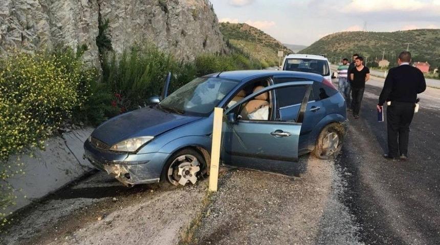 Tavşanlı&rsquo;da Trafik Kazası: 1 Yaralı