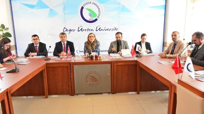 Y&ouml;k Ve Kalkınma Bakanlığı Yetkilileri D&uuml;zce &Uuml;niversitesinde