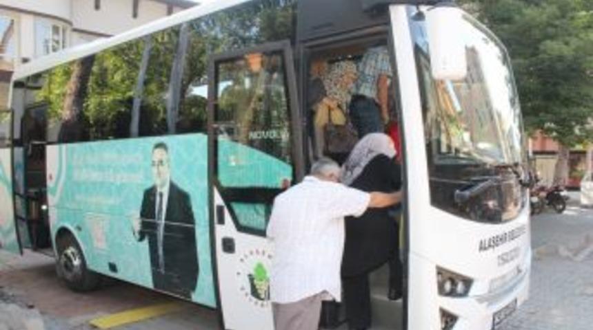 Alaşehir Belediyesinden &Uuml;cretsiz Mezarlık Servisi