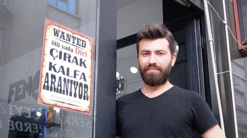 Burdur Esnafı Afişle &Ccedil;ırak Arıyor