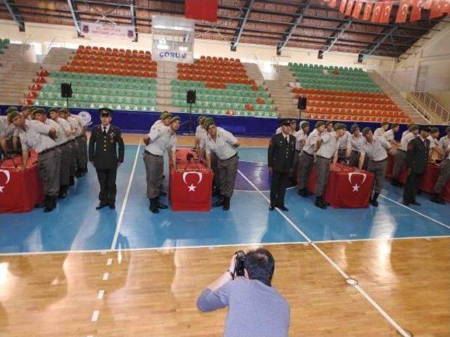 Çorum'da Kısa Dönem Erlerin Yemin Töreni