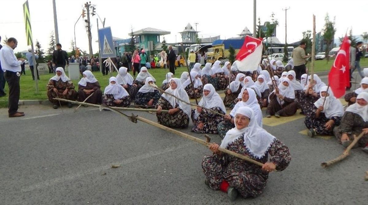 K&uuml;tahya&rsquo;da Baltalı, Tırpanlı, Yol Kapatmalı Mera Eylemi