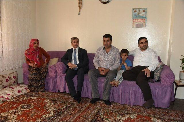 Başkan Tahmazoğlu, Aileleri Ziyaret Etti 2