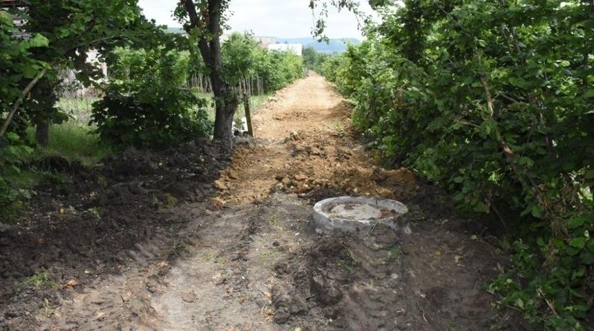 Konuralpte Alt Yapı &Ccedil;alışmalarına Başlandı